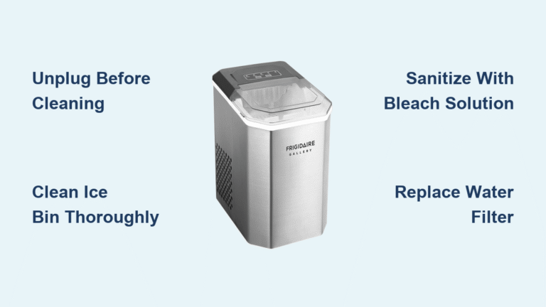 How to Clean Frigidaire Ice Maker: Easy Steps