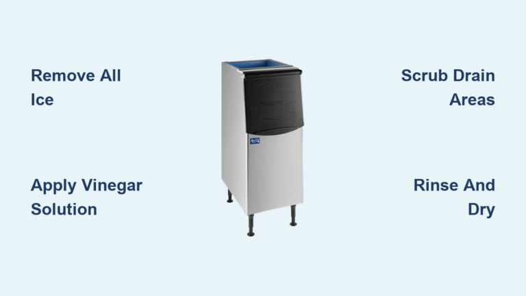 How to Clean Ice Maker Bin: Easy Steps
