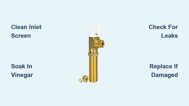 How to Clean Ice Maker Water Valve