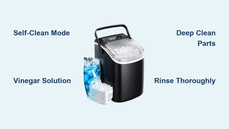 How to Clean Kismile Ice Maker – Easy Steps