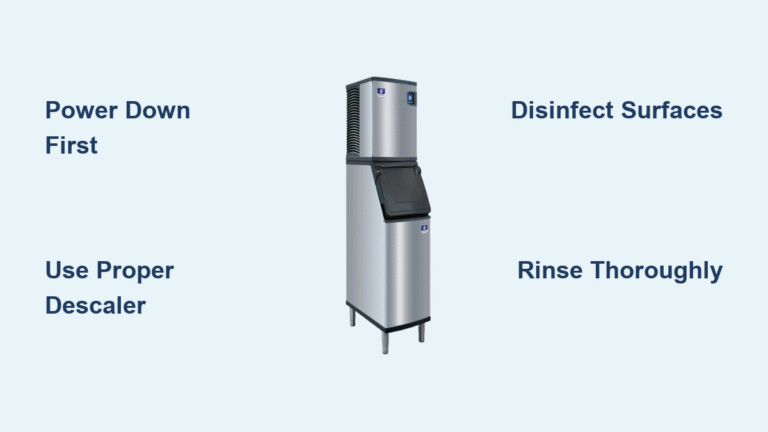 How to Clean Manitowoc Ice Maker: Easy Steps