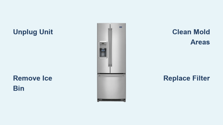 How to Clean Maytag Refrigerator Ice Maker