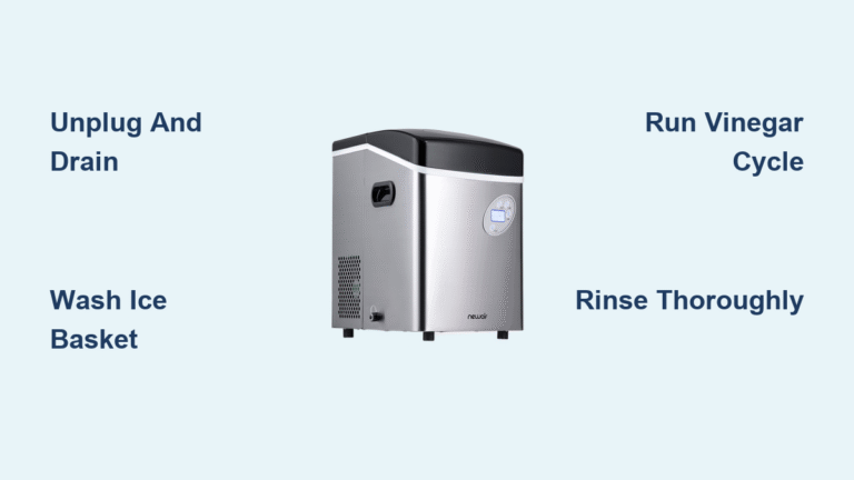 How to Clean NewAir Ice Maker: Easy Steps