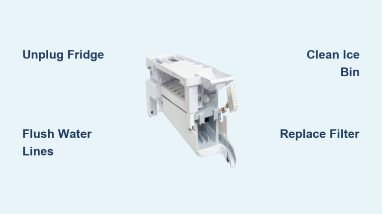 How to Clean Samsung Fridge Ice Maker
