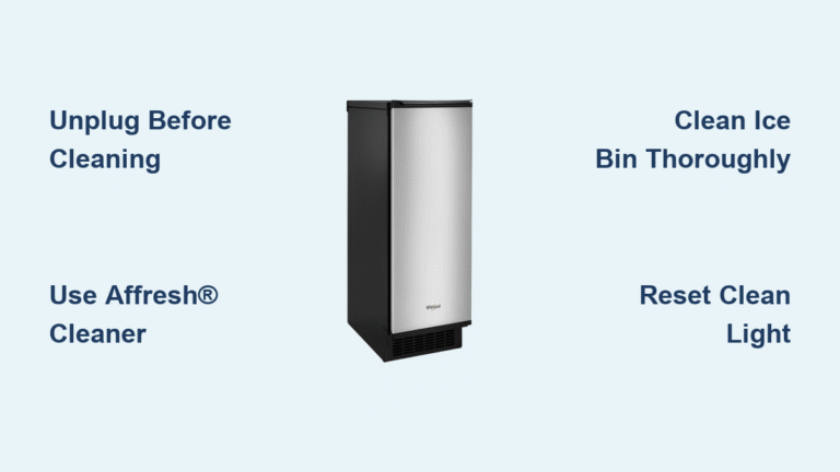 How to Clean Whirlpool Ice Maker: Easy Steps