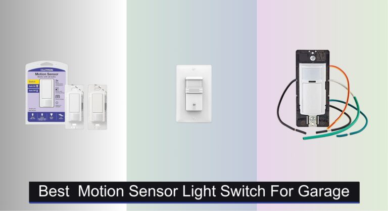 7 Best Motion Sensor Light Switches for Garage 2026